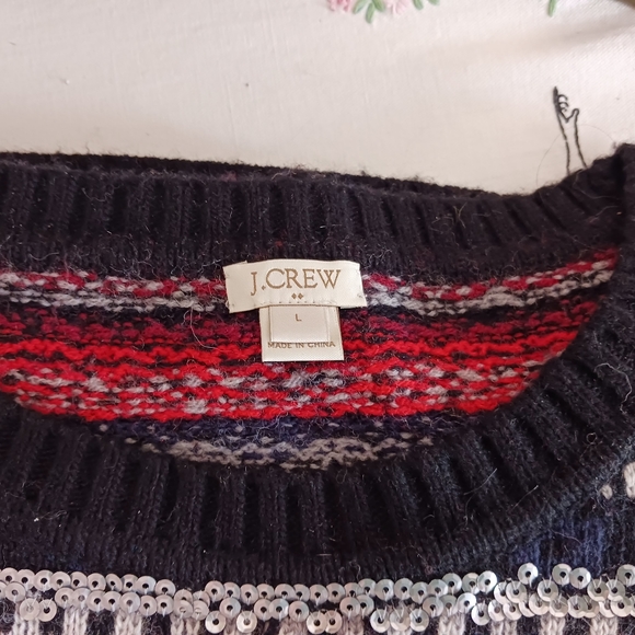 J Crew Crew Neck Sweater - Picture 2 of 4